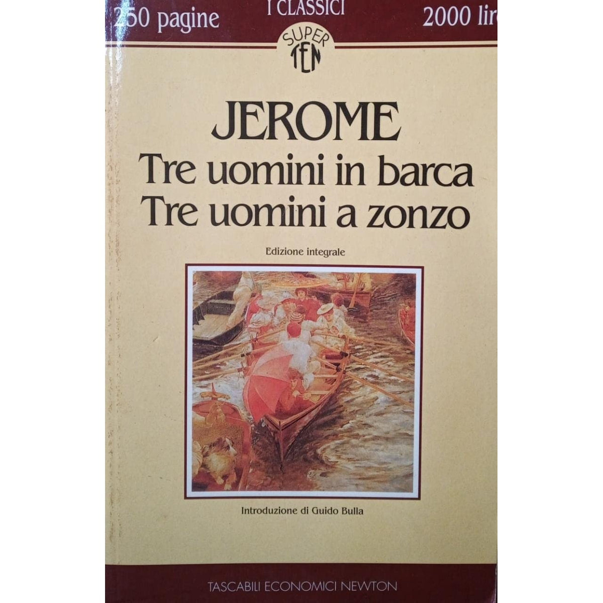 Libro - Tre uomini in barca, tre uomini a zon - Jerome Klapka Jerome