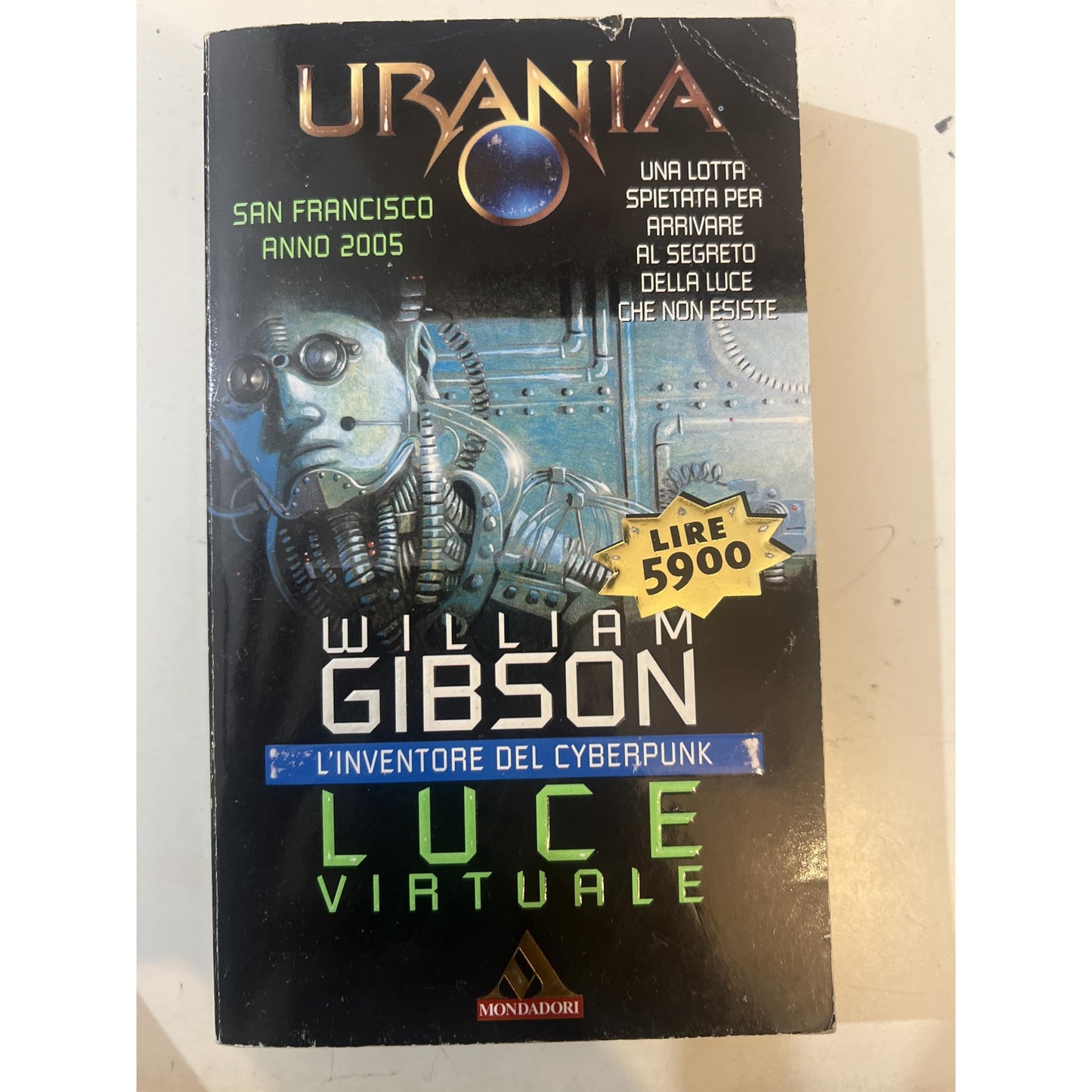 Libro - URANIA - LUCE VIRTUALE - William Gibson