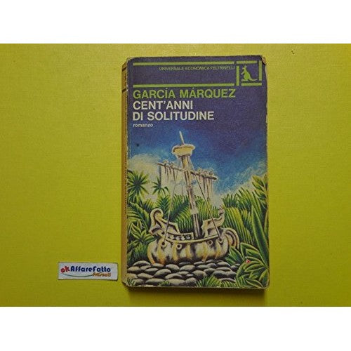 J 1729 LIBRO CENT'ANNI DI SOLITUDINE DI - Gabriel G. Marquez