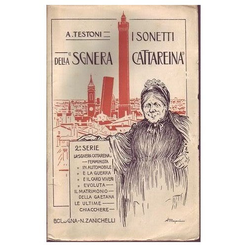 Libro - I sonetti della Sgnera Cattareina - Testoni, Arrigo