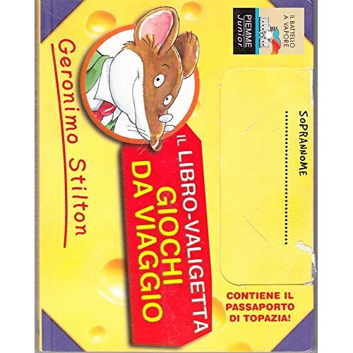 Il libro-valigetta giochi da viaggio Edi - Stilton, Geronimo