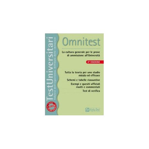 Libro - Omnitest La Cultura Generale Per L - Drago, Massimo