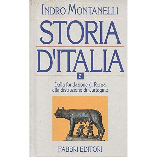 Book - HISTORY OF ITALY (VOLUME 1 FROM THE FOUNDATION OF ROME - MONTANELLI INDRO
