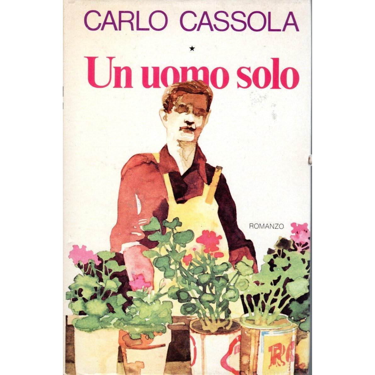 Libro - Un uomo solo Carlo Cassola Club Italiano dei lettori 1979 -