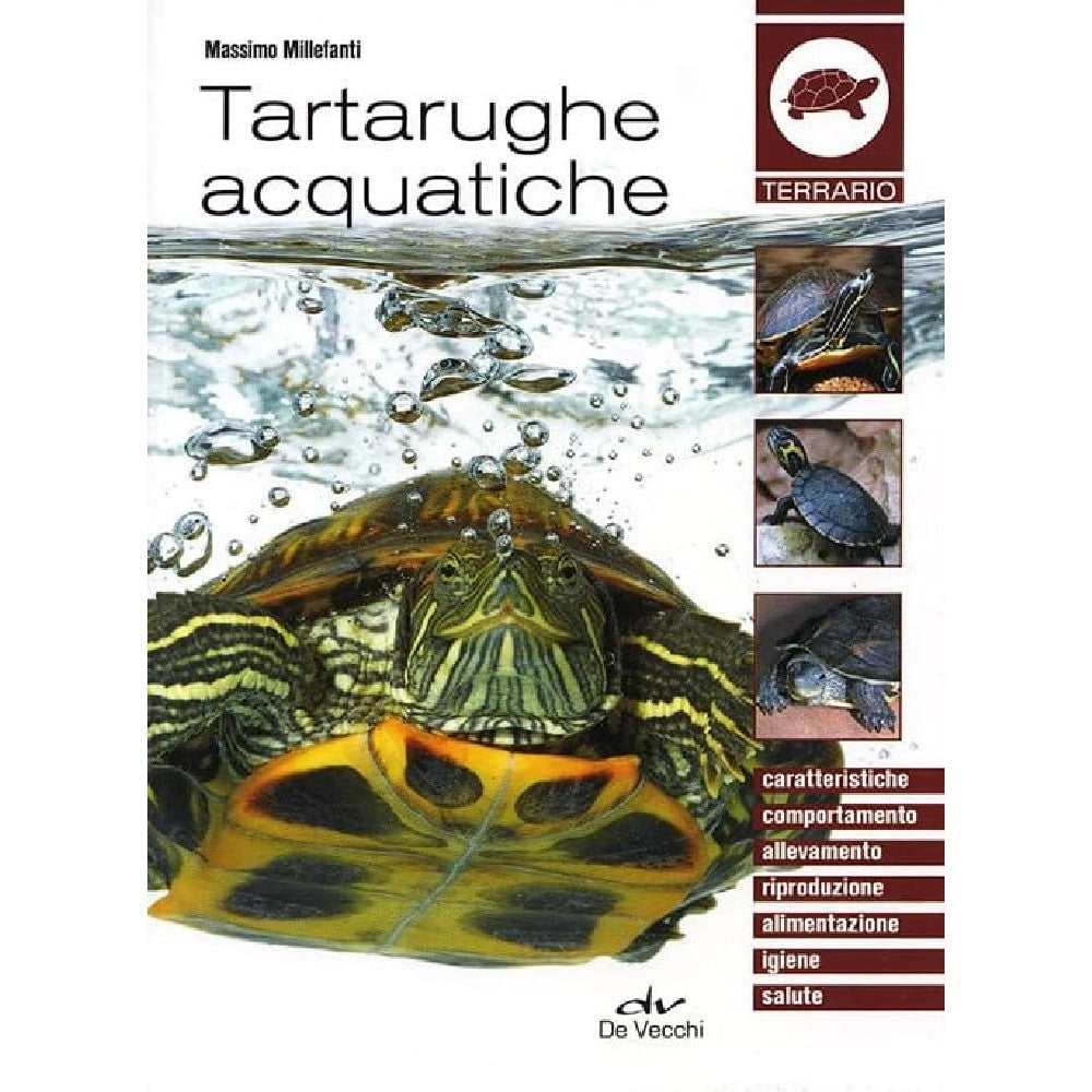 Libro - Tartarughe acquatiche - Millefanti, Massimo