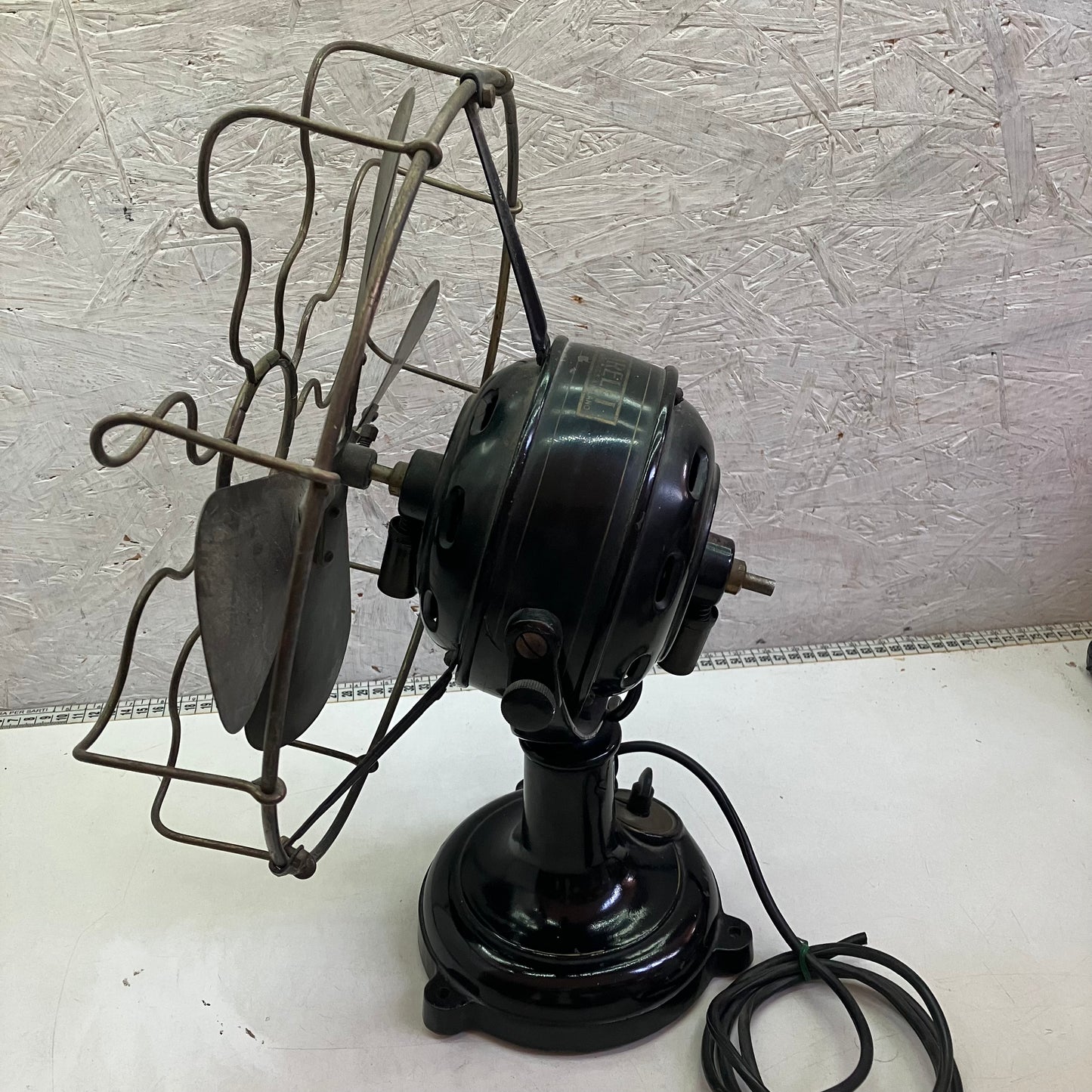 Ventilatore MARELLI da tavolo vintage design industriale anni 30