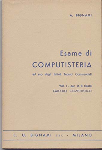 Libro - Esame di computisteria - Bignami