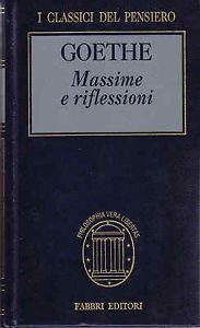 Libro - Massime e riflessioni - Johann Wolfgang Goethe