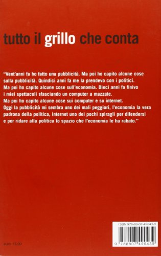 Libro - Tutto il Grillo che conta. Dodici anni di monologhi, - Grillo, Beppe