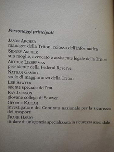 Libro - Il controllo totale David Baldacci Ford Giallo Mondadori 199