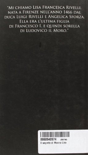 Libro - Il segreto di Monna Lisa - Nespolo Molin, Cinzia
