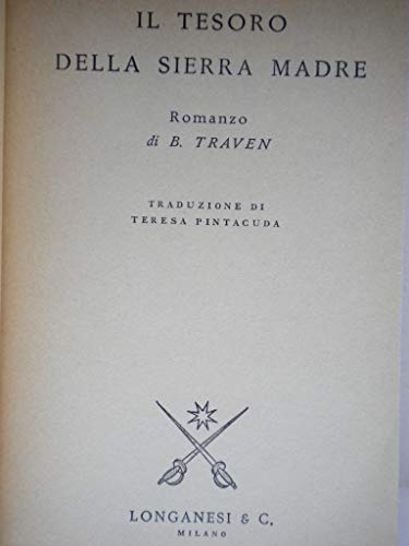 Libro - Il tesoro di Sierra Madre - B. Traven