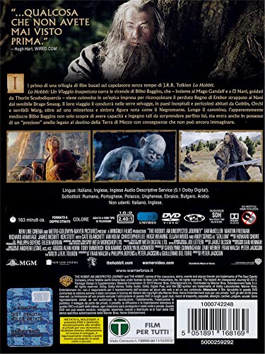 Lo Hobbit - Un Viaggio Inaspettato (DVD) - Ian McKellen
