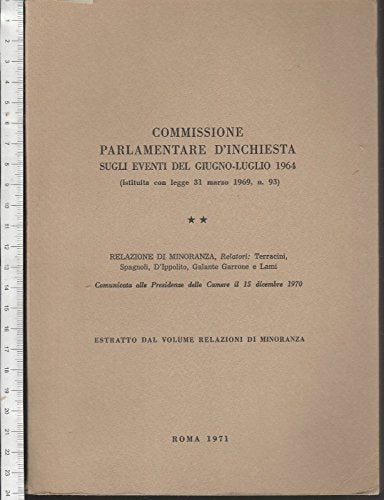 Libro - Italia - Commissione Parlamentare D'Inchiesta Sugli - AA.VV.
