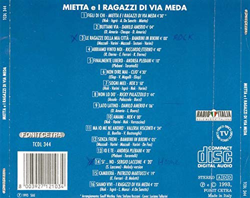 Mietta And The Boys Of Via Meda