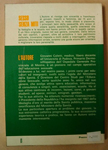 Libro - SESSO senza miti - Giovanni Caletti