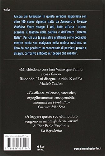 Libro - Farabutto 2.0. Dichiarazioni d'amore molesto - Senesi, Vauro