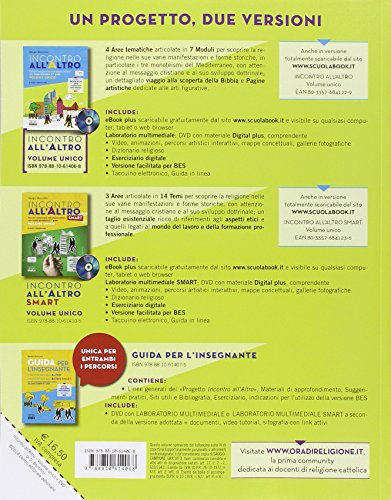 Libro - Incontro all'Altro. Testo per l'insegnamento della r - Bocchini, Sergio