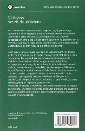 Libro - Notizie da un'isoletta - Bryson, Bill