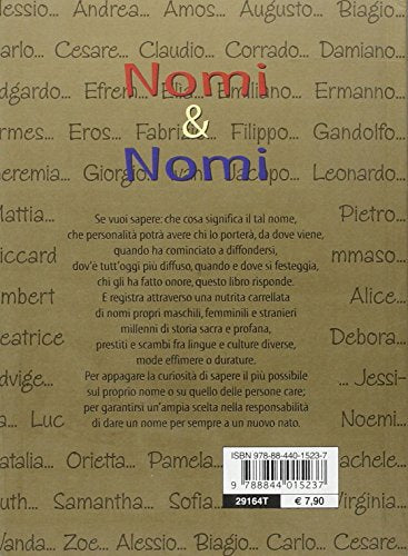 Libro - Nomi & nomi