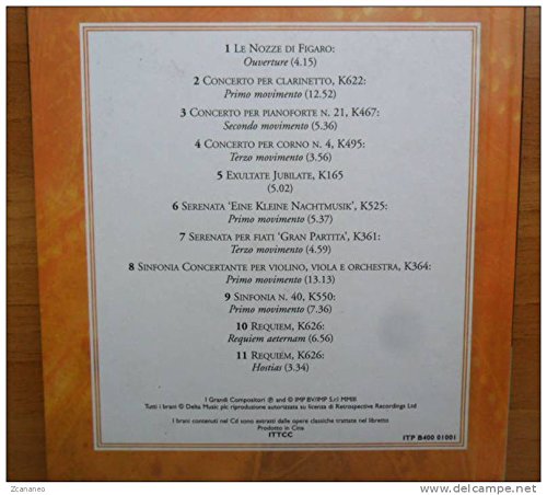 MOZART HIS MASTERPIECES