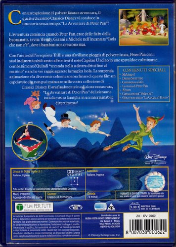 DVD - Peter Pan - The Adventures Of Peter Pan - Hamilton Luske