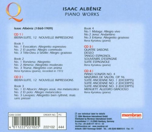 Piano Works (Albeniz,Isaac)