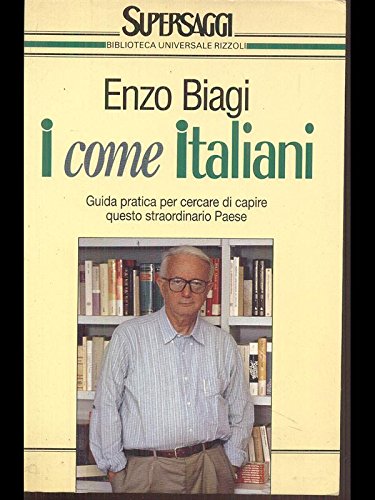 Book - I COME ITALIANI - ENZO BIAGI