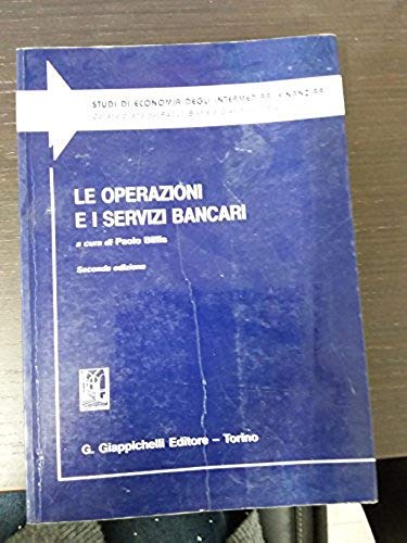 Book - Banking operations and services - Biffis, P.