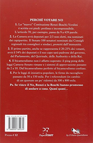Libro - Perché no - Travaglio, Marco