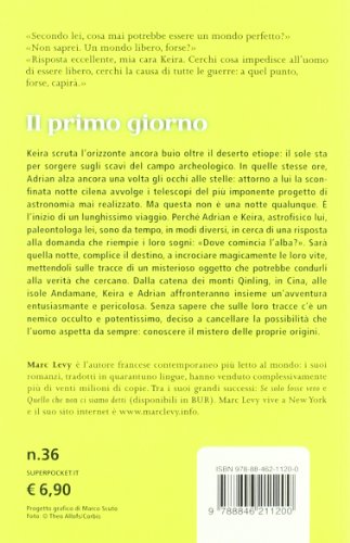 Libro - Il primo giorno - Levy, Marc