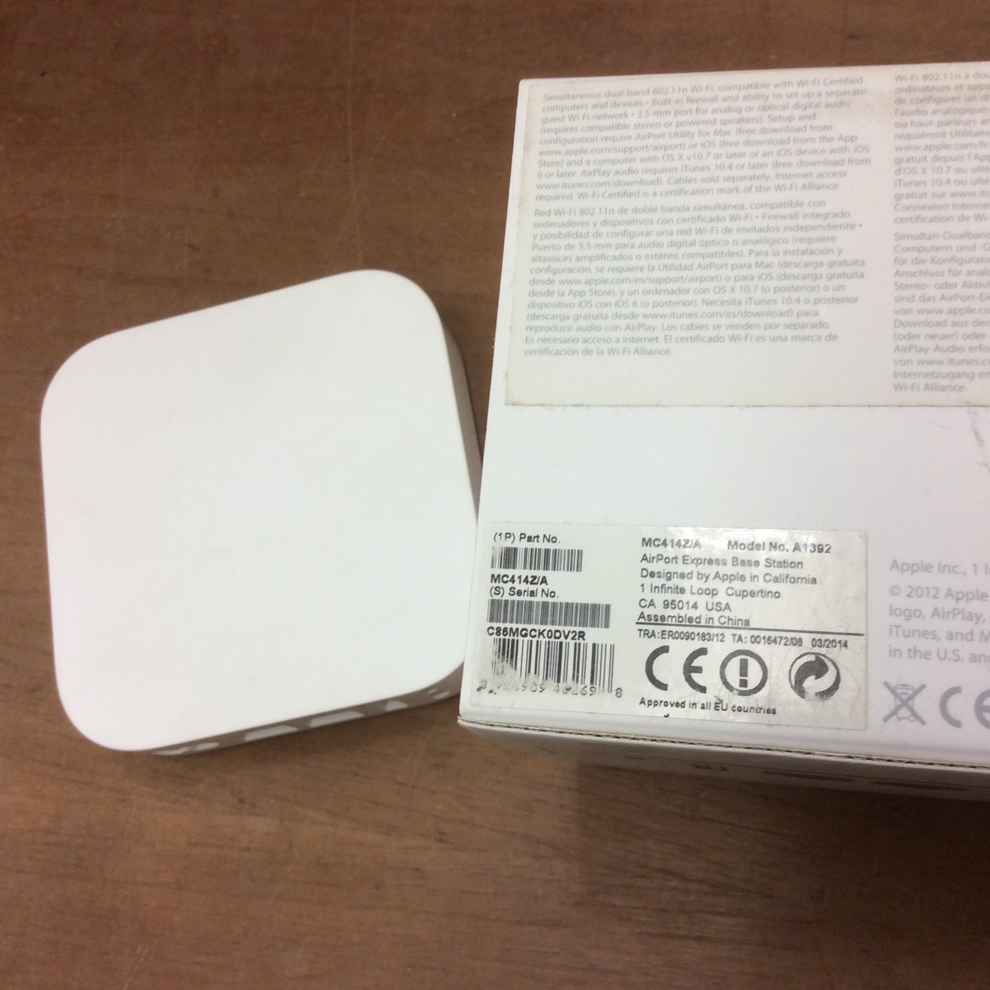 Router APPLE Airport express wi-fi base station mod. A1392
