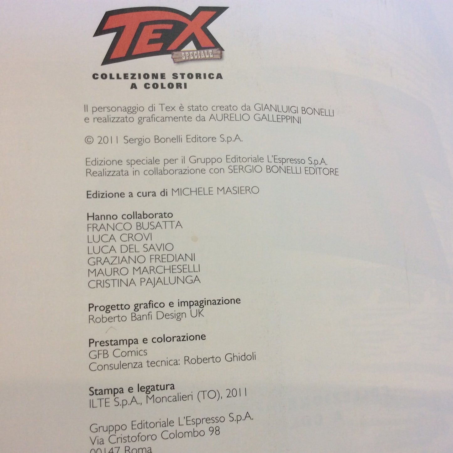 Lotto fumetti Tex Speciale collezione storica 1/24 repubblica