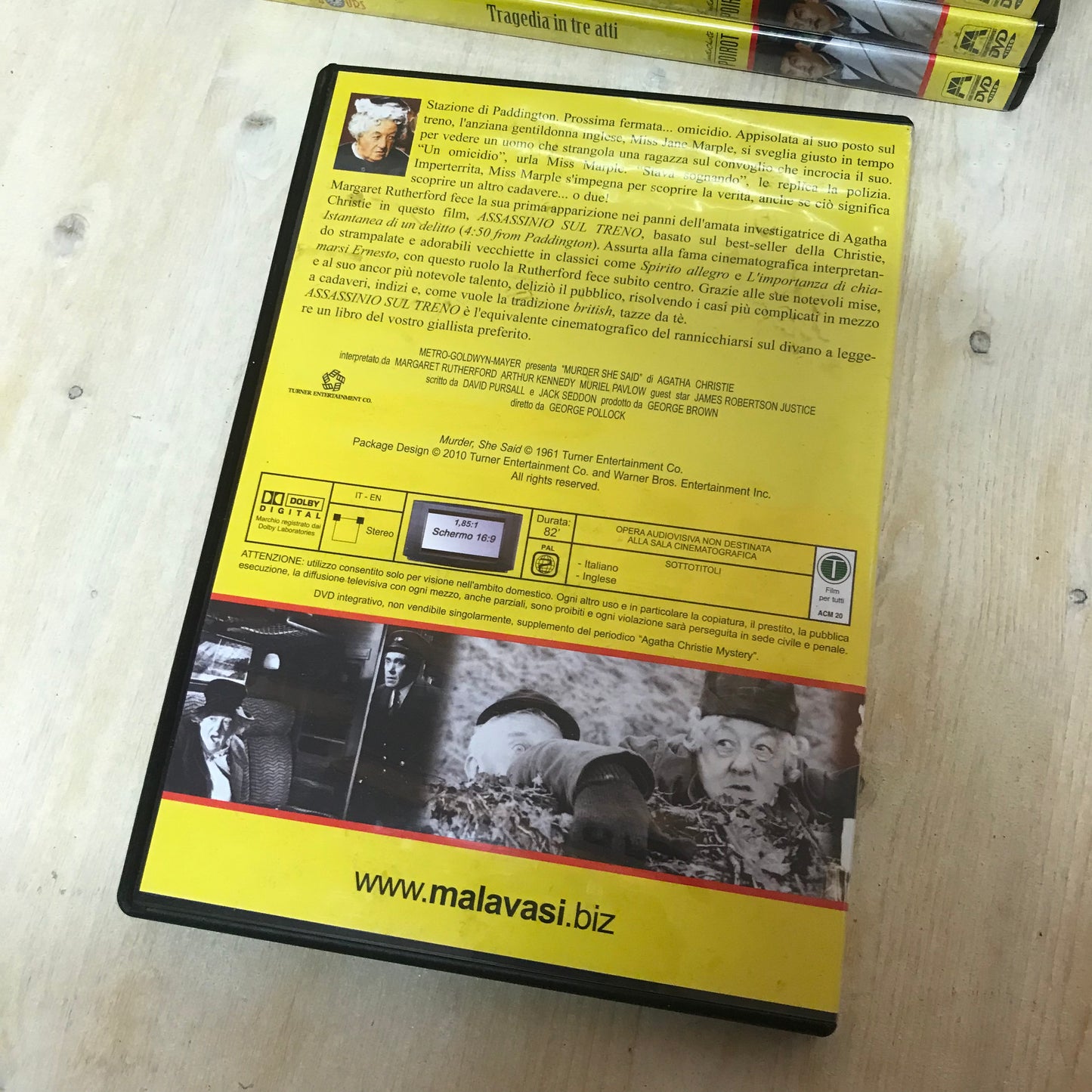 Lot DVD series Agatha Christie mystery hours 6 discs 2010