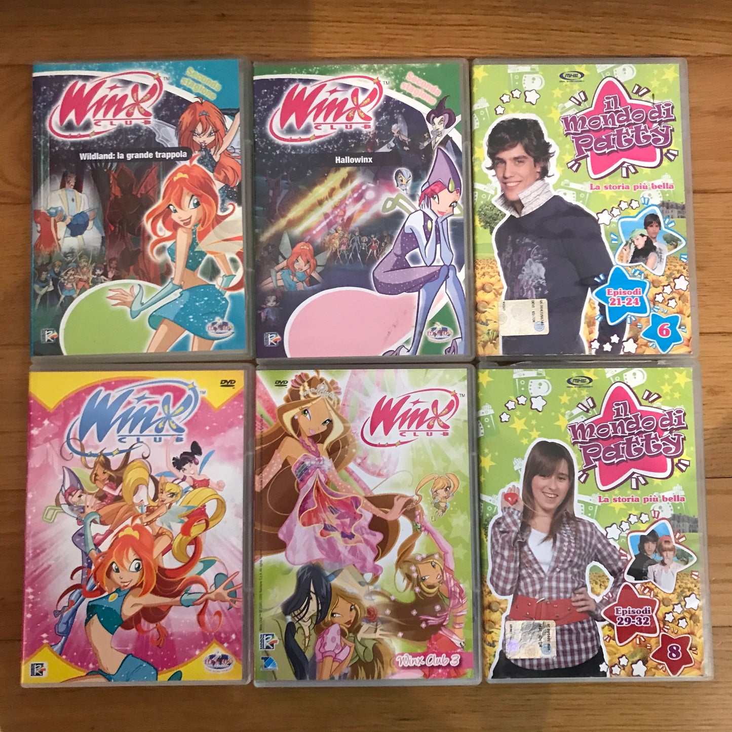 WINX CLUB DVD lot + Patty's world various episodes