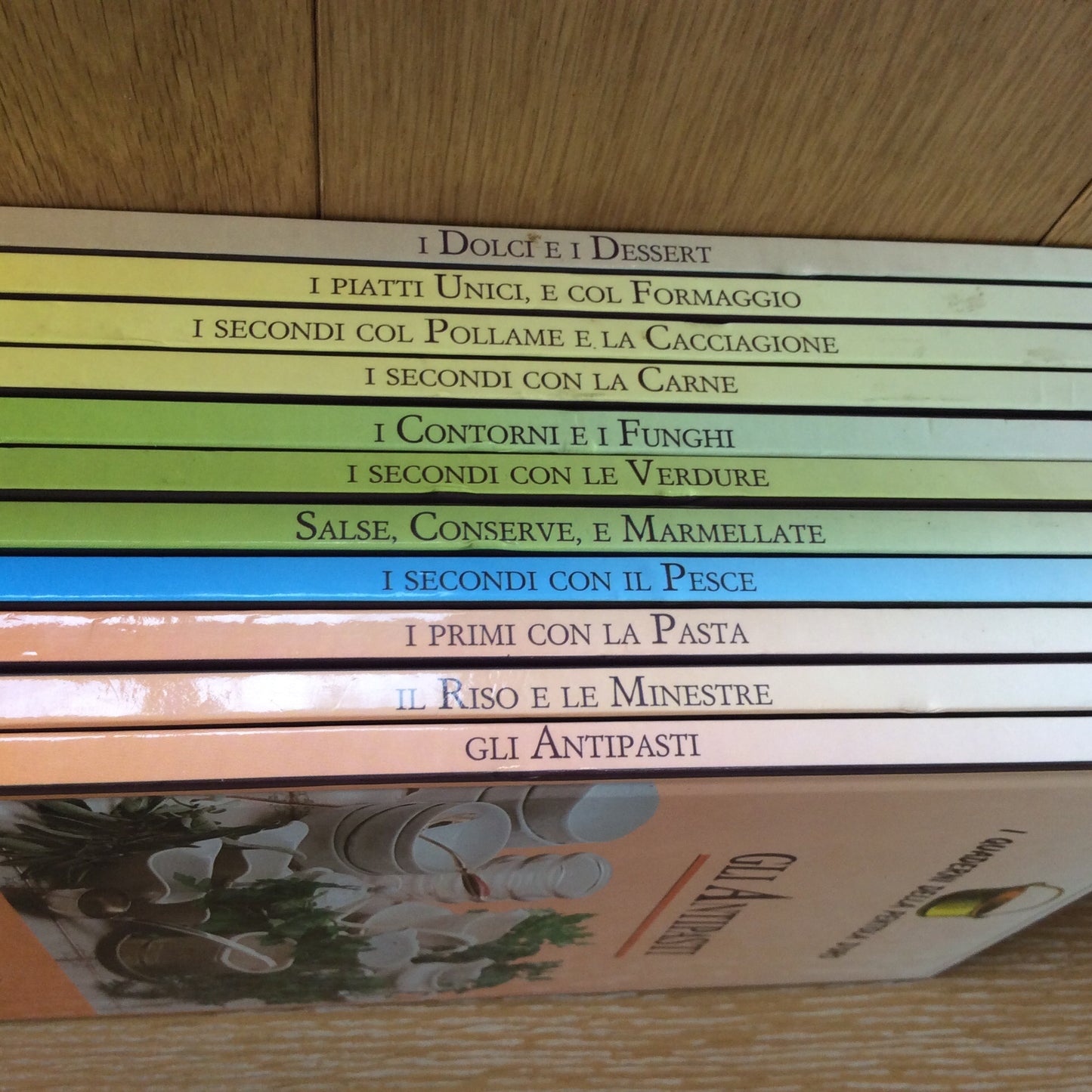 Kitchen collection THE GOLDEN POT NOTEBOOKS Del Drago - 11 books