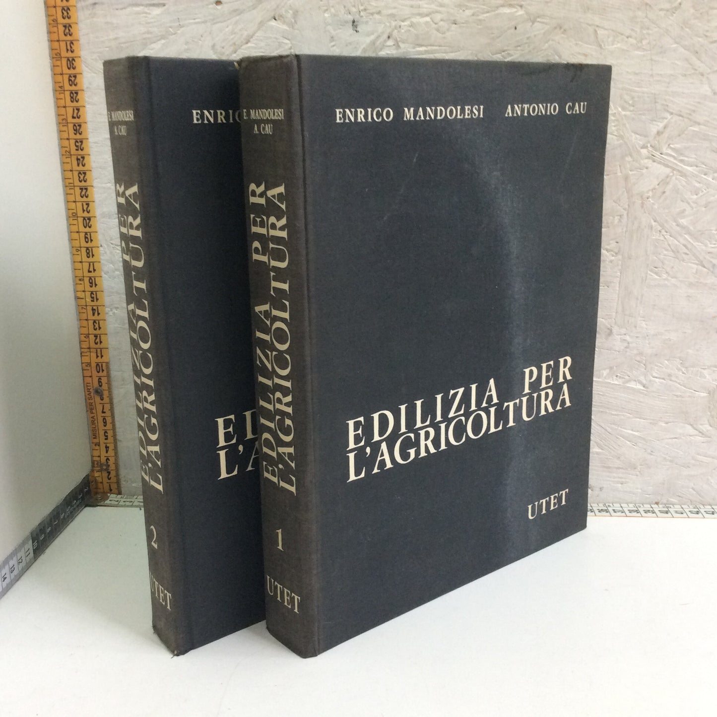 Book - Construction for agriculture volume I and II - E. Mandolesi - Antonio Cau