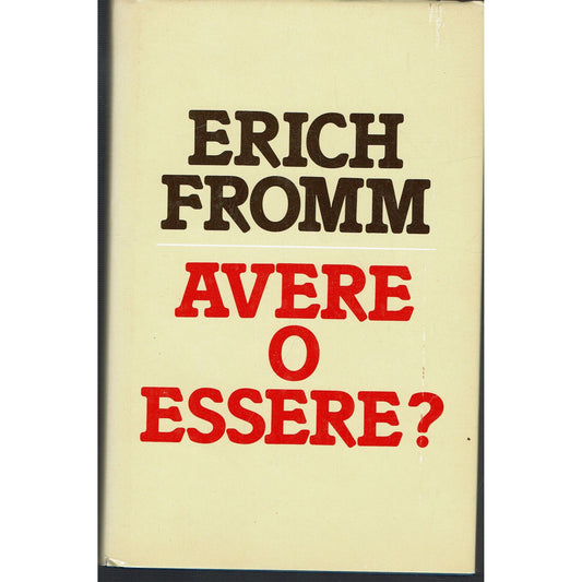 Libro - CDE AVERE O - fromm, erich