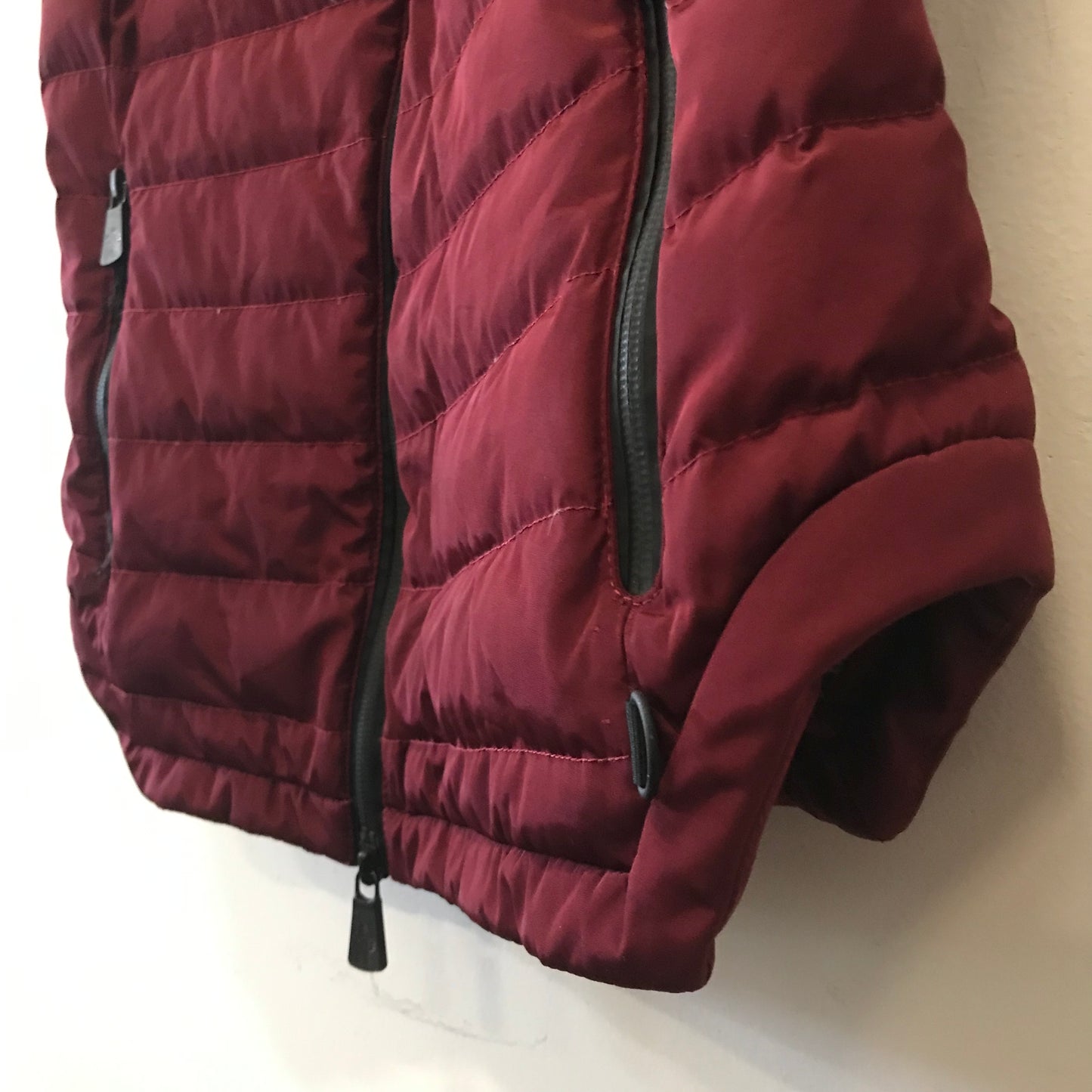 Piumino smanicato MONCLER GRENOBLE donna bordeaux tg. 1