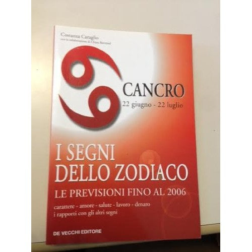 Libro - Cancro - Caraglio, Costanza