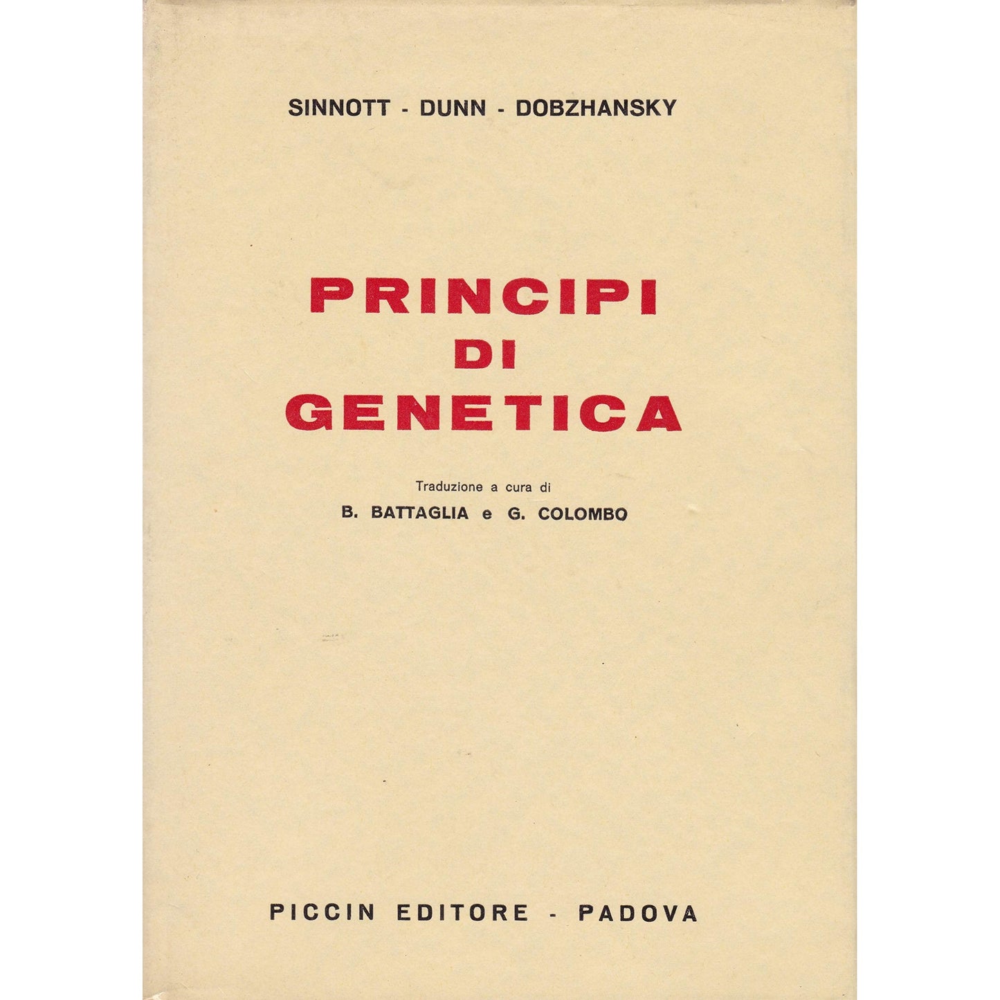 Libro - Principi di genetica - aa.vv - aa.vv