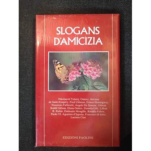 Libro - Slogans d'amicizia - De Simone, A.
