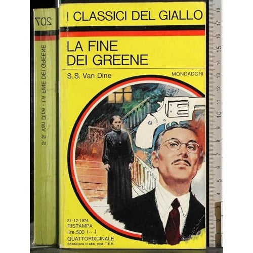 Libro - La fine dei greene - Van Dine