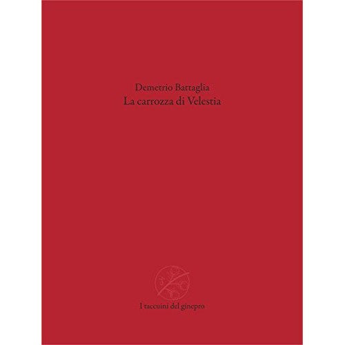 Book - Velestia's carriage - Battaglia, Demetrio