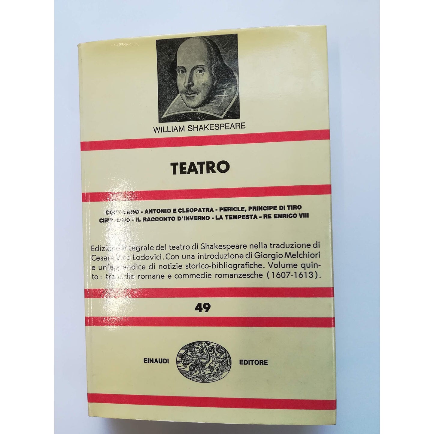 Libro - Teatro Coriolano-Antonio e Cleopatra- - Shakespeare, William