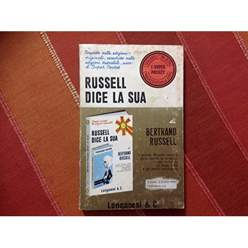 Book - Russell has his say - Bertrand Russell