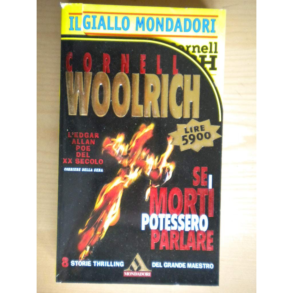 Libro - se i morti potessero parlare - cornell, woolrich