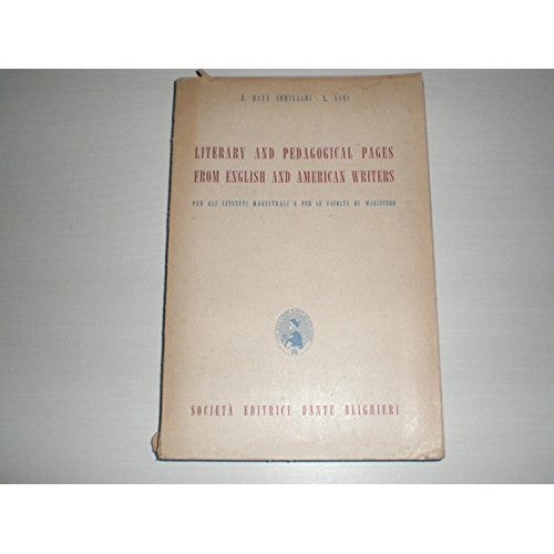 Libro - LITERARY AND PEDAGOGICAL PAGE - B. Rava' Corinaldi - L. Sani