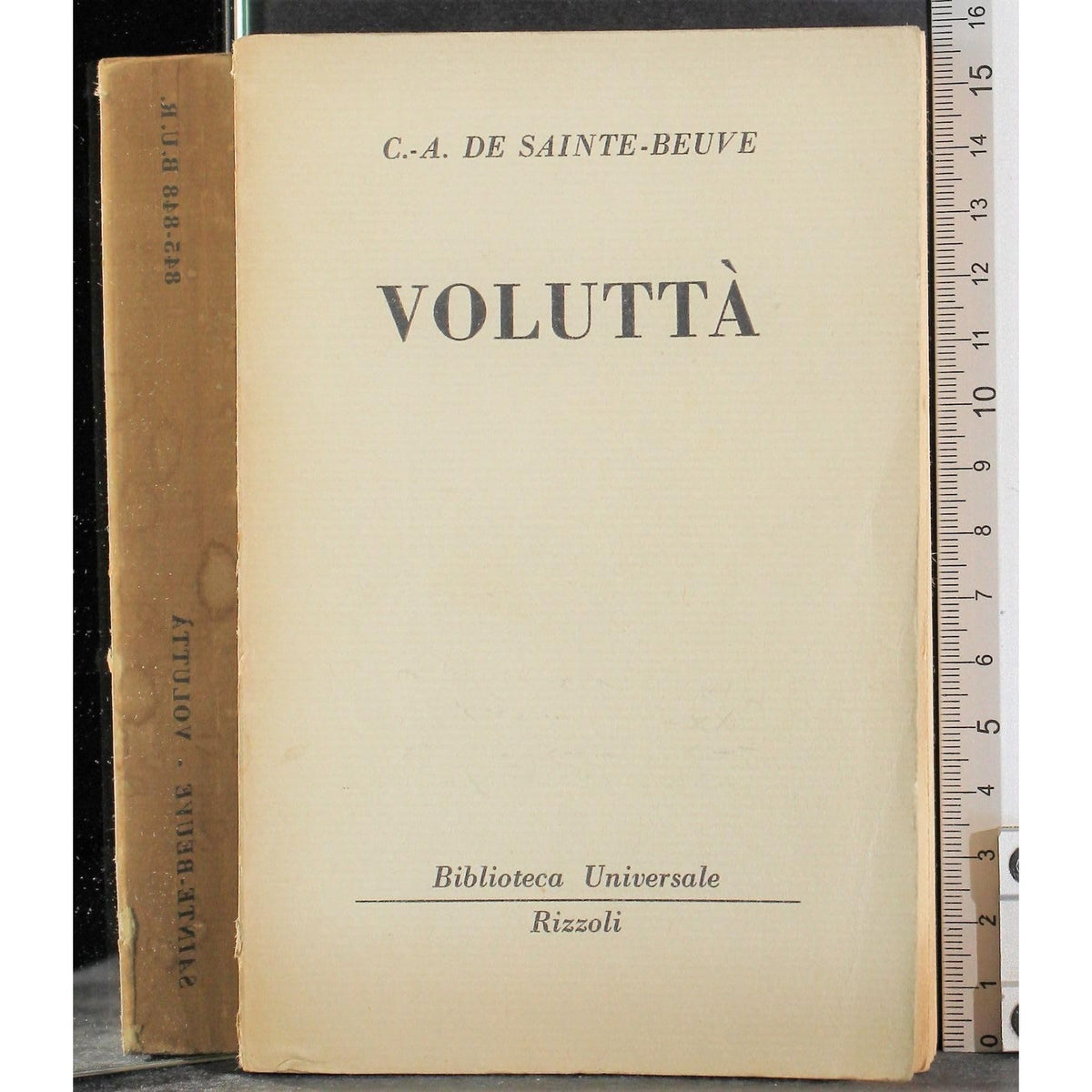 Libro - Voluttà - De Sainte-Beuve