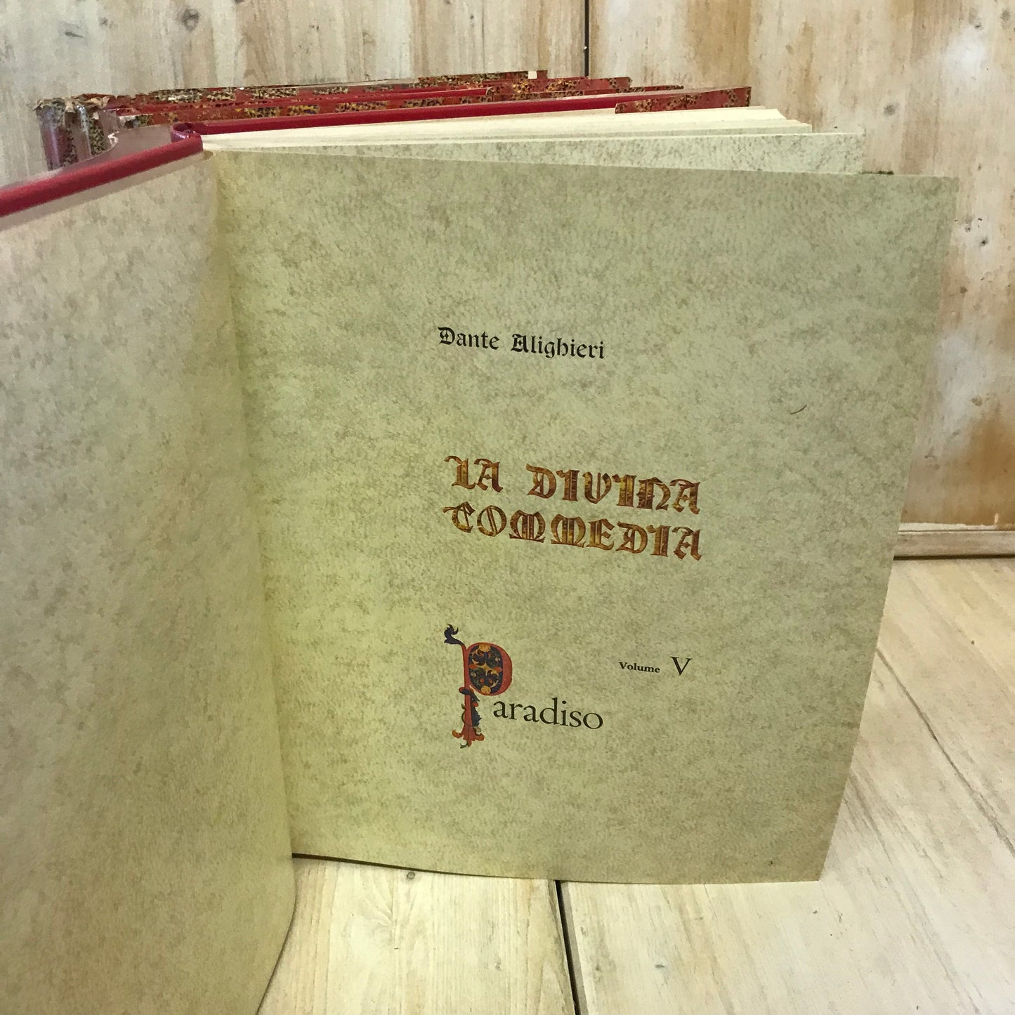 Enciclopedia La Divina Commedia Dante Alighieri Fabbri Editori 5 volumi 1963